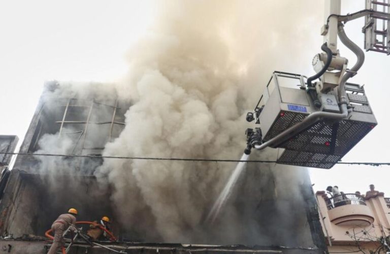 Fire in India