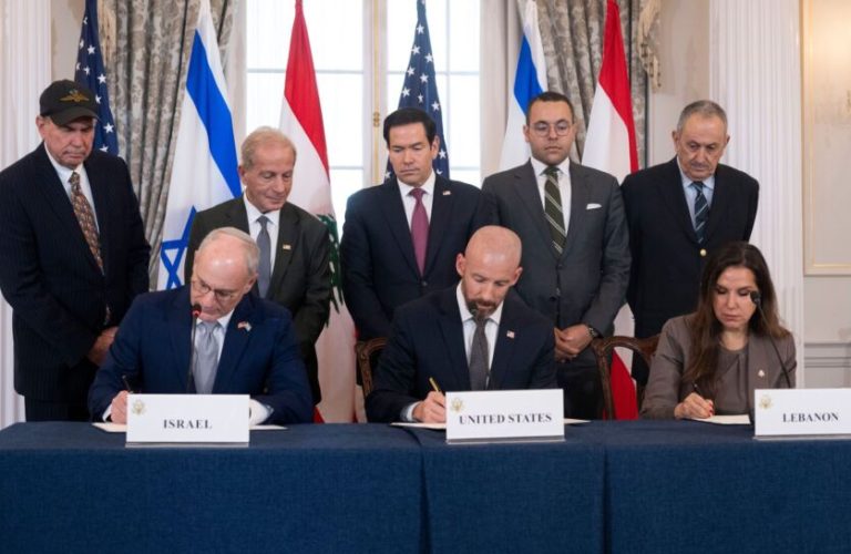 Israel, America and Lebanon agreement
