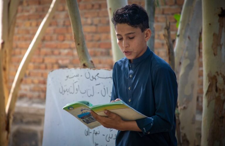 A child reading a book 12