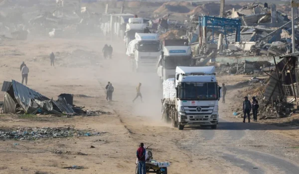 Aid deliveries to Gaza