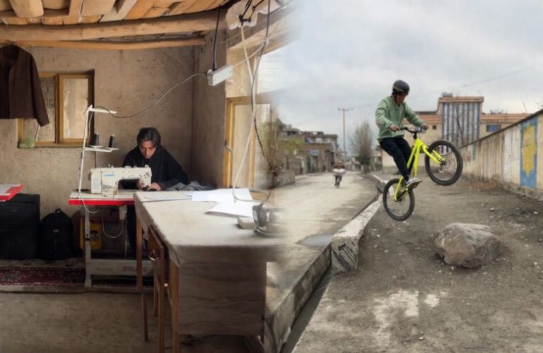 Between the sewing machine and the bicycle the story of a tailor who pedals