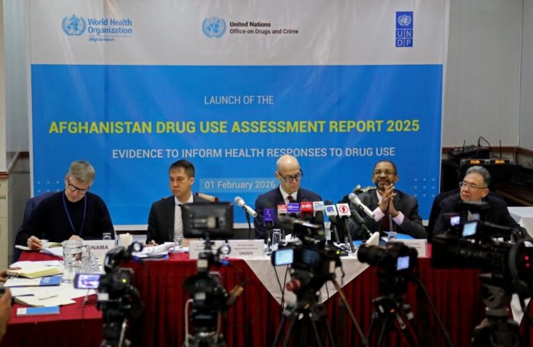 Drug Use Survey joint launch, UNODC+UNDP+UNAMA+WHO5