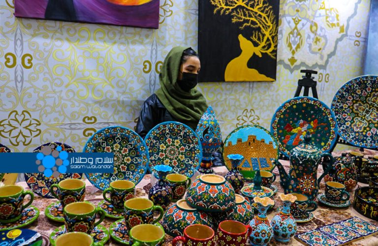 Enameling on pottery an opportunity for women to generate income in Herat 1