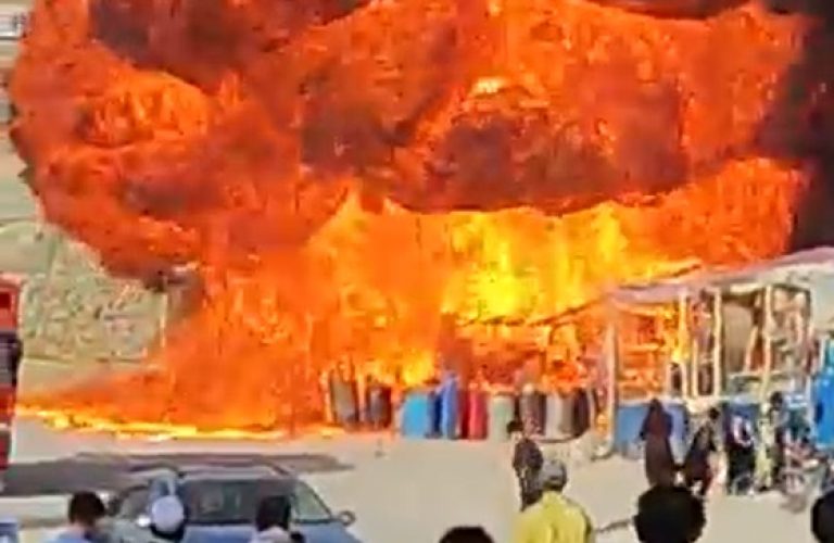 Fire in Ghazni claims the life of a child