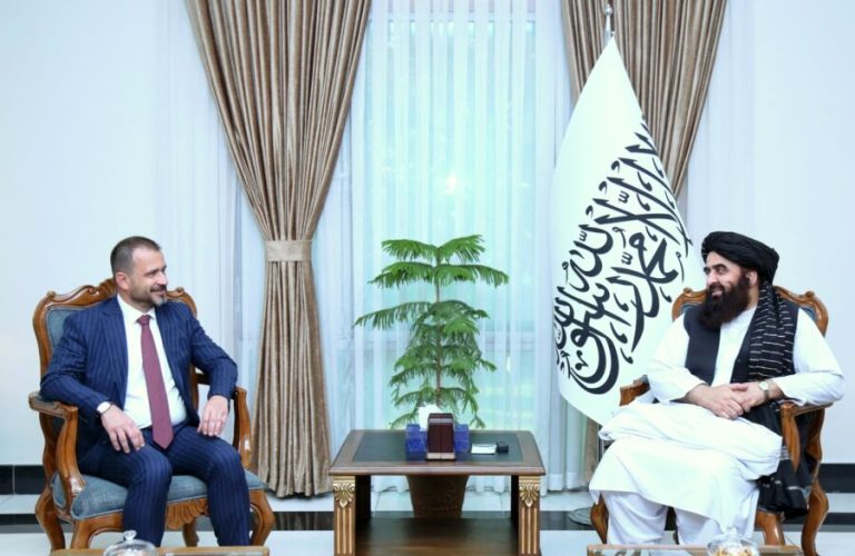 Farewell meeting between Muttaqi and Onal