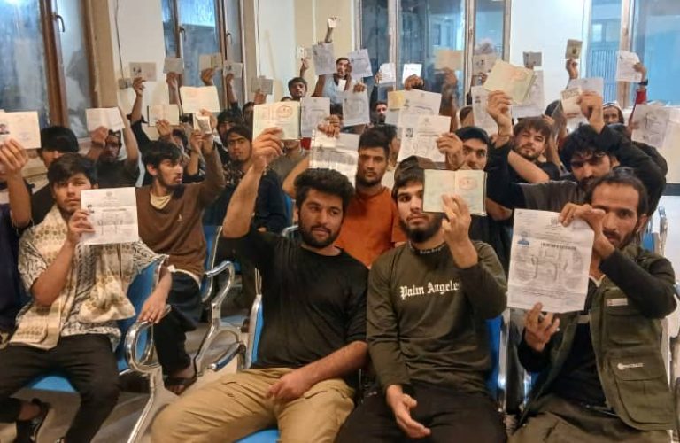 Afghan citizens released