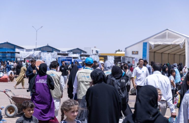 Afghan refugees at the borders