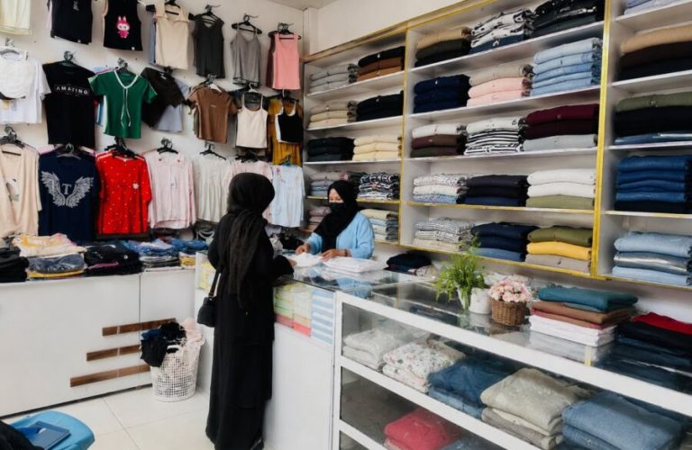 woman shopping