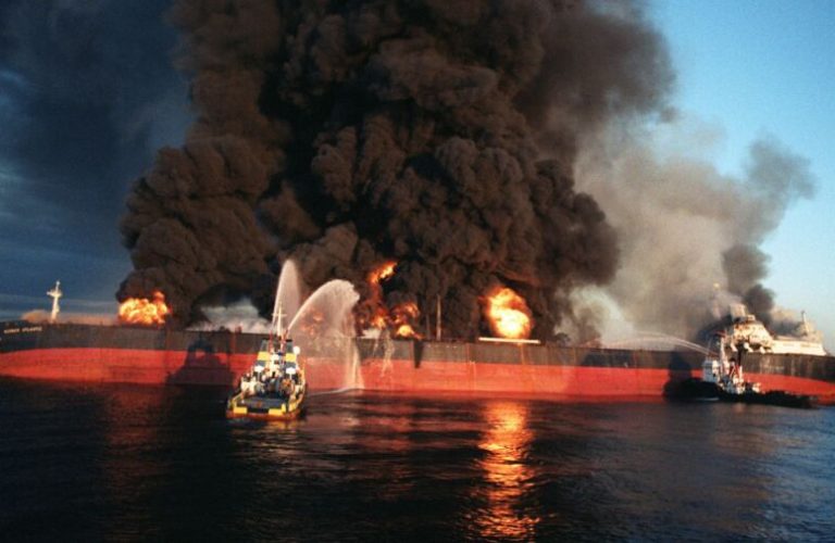 Iran's attack on an oil tanker in the Strait of Hormuz