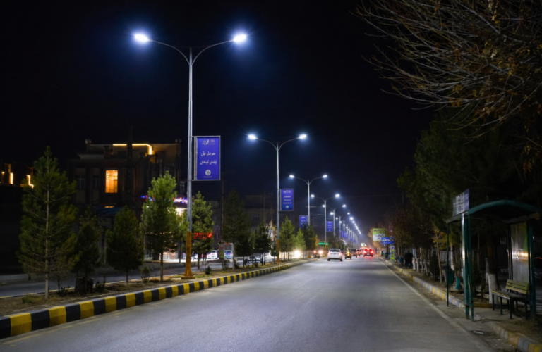 Light in Sar-e Pol; lights that brought hope back to the city's nights