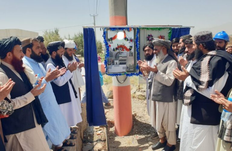 Over 1,000 families in Paktia gained access to electricity