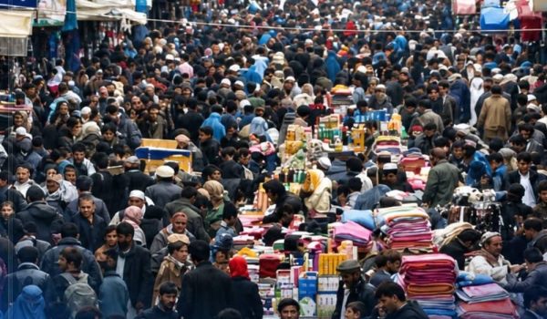 Population growth in Afghanistan