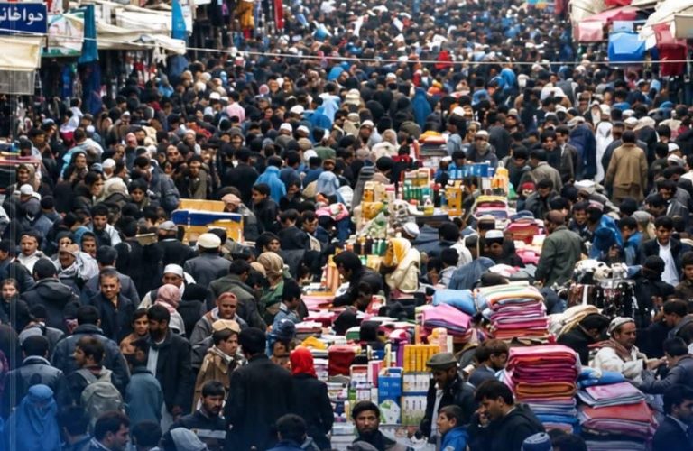 Population growth in Afghanistan