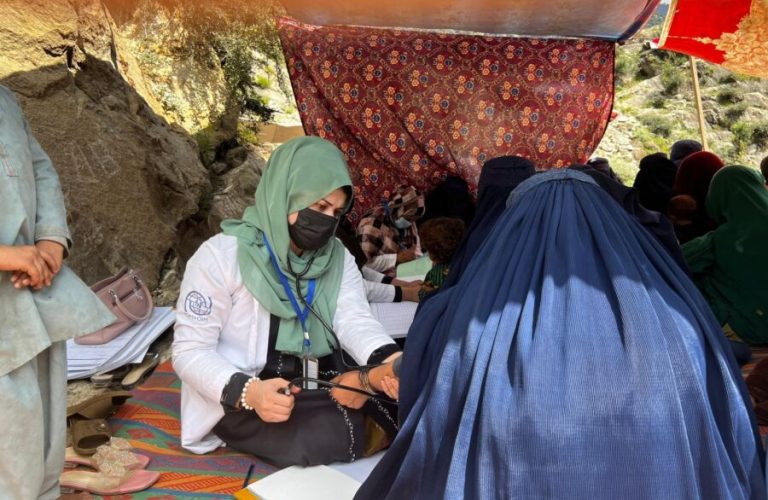 Providing medical services in Afghanistan