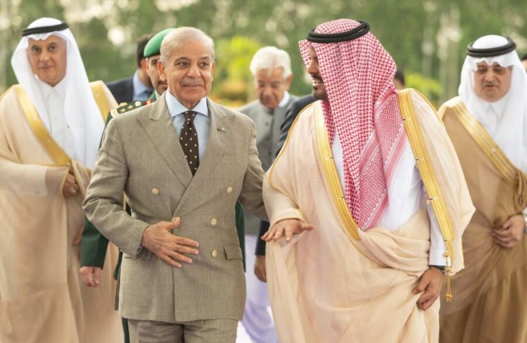 Shehbaz Sharif has begun her three-day visit to Saudi Arabia