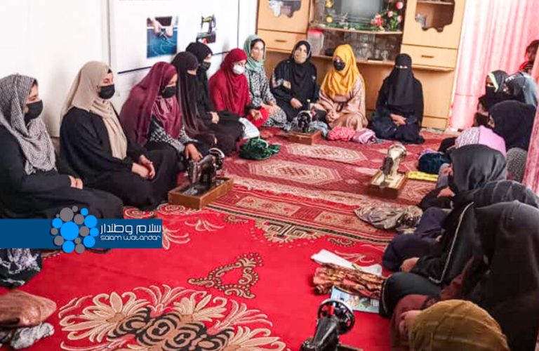 Tailoring workshop in Parwan
