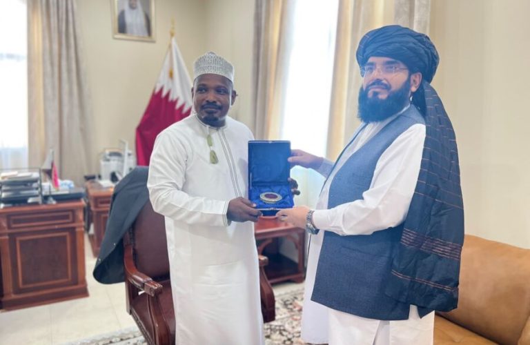 The Ambassador of the Islamic Emirate in Doha met with the Ambassador of Tanzania