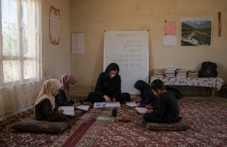 The stories of girls who have become home-based teachers