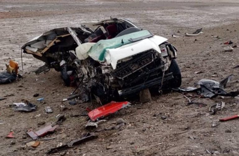 Traffic accident in Ghazni claims the lives of six members of a family