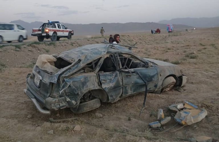 Traffic accident in Logar