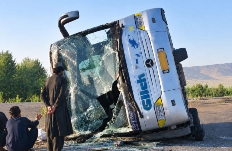 Twenty-six people were injured after a vehicle overturned in Kunduz