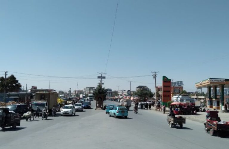 Work on widening a 13-kilometer stretch of the Kabul–Kandahar highway in Ghazni has begun.