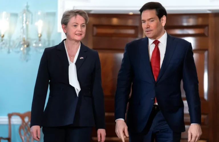Marco Rubio and Yvette Cooper