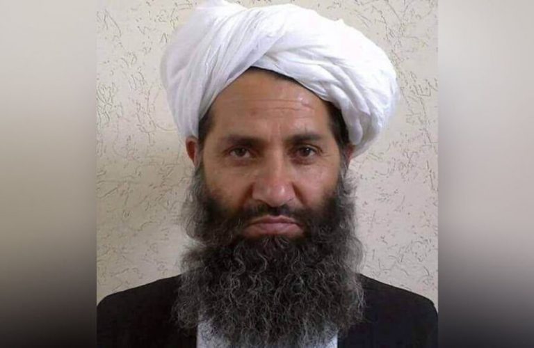 Taliban new leader Mullah Haibatullah Akhundzada is seen in an undated photograph, posted on a Taliban twitter feed on May 25, 2016, and identified separately by several Taliban officials, who declined be named.  Social Media via Reuters  ATTENTION EDITORS - THIS IMAGE WAS PROVIDED BY A THIRD PARTY. EDITORIAL USE ONLY.     TPX IMAGES OF THE DAY