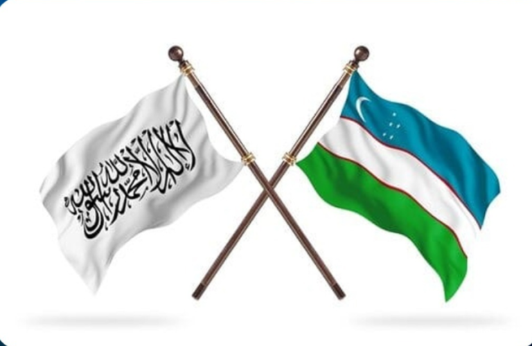 Flag of Uzbekistan and Islamic Emirate