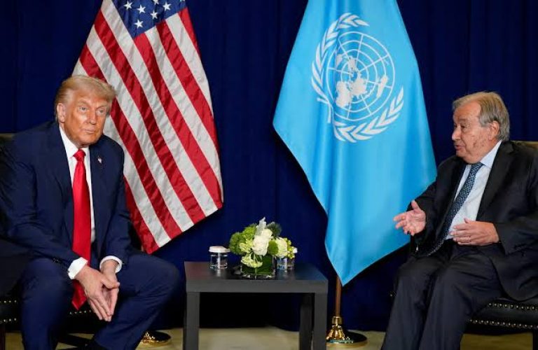 Guterres and Trump