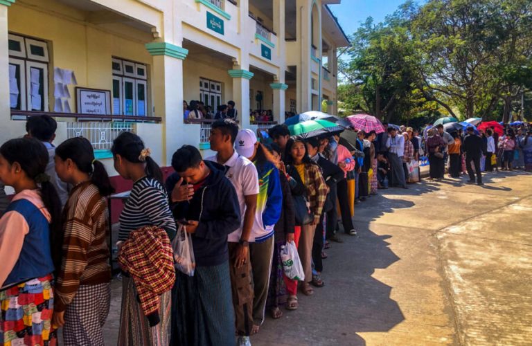 FILE PHOTO: General election in Myanmar