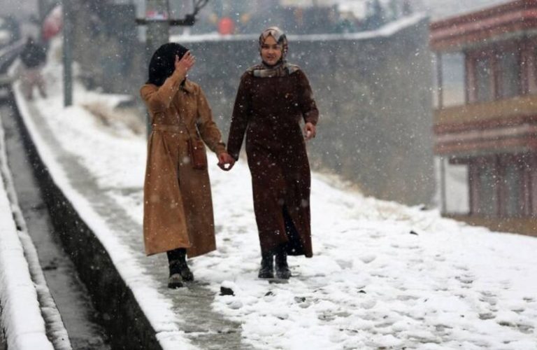 برف‌باری در کابل