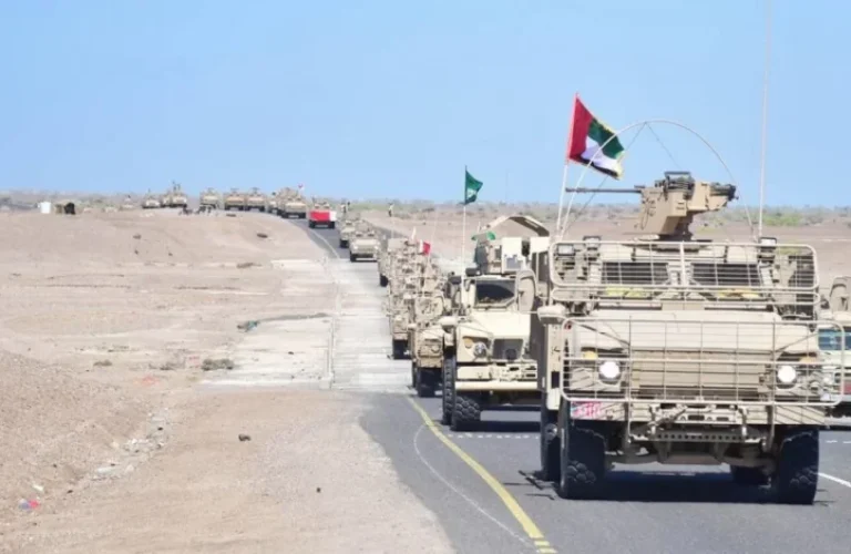 Saudi-led coalition forces