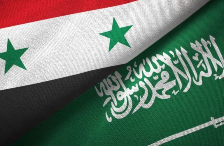 پرچم‌های عربستان و سوریه